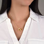 Linked Love: Interlocking Hearts Necklace (No Message Card)