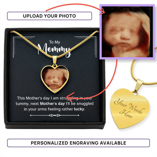 Sonogram Pendant Necklace