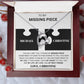 Personalized Puzzle Forever Love Necklace