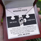 Personalized Puzzle Forever Love Necklace