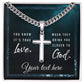 Divine Design: Bold Cross Pendant for Men