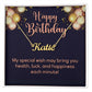Personalized Name Necklace Happy Birthday