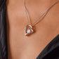 Personalized Puzzle Forever Love Necklace