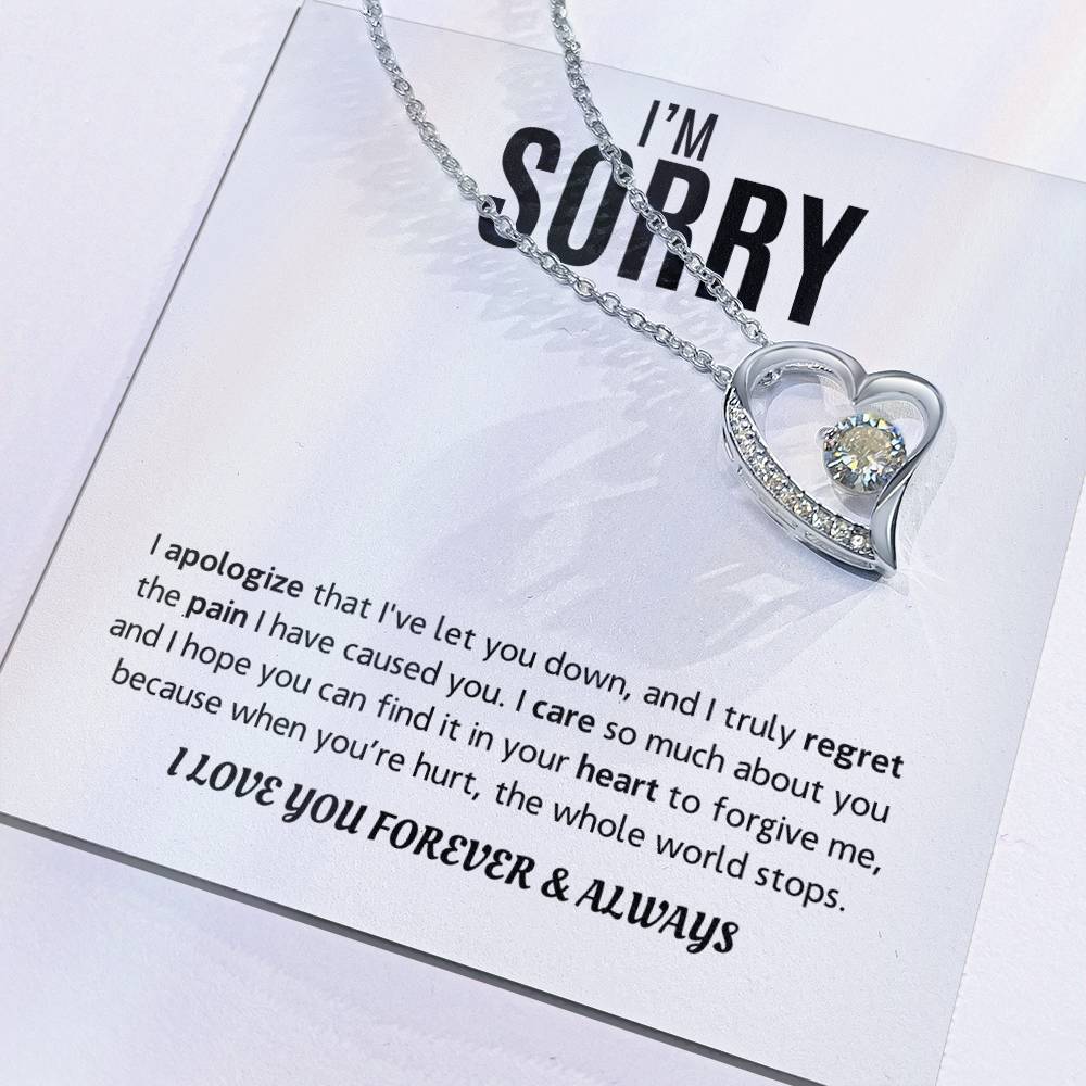 Forever Love Necklace Sorry