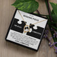 Personalized Puzzle Forever Love Necklace